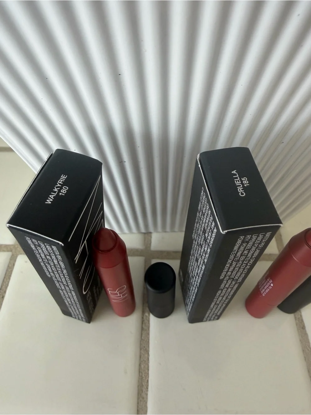 BUNDLE ,2 -NARS Velvet Matte Lip Pencils - Deep Rose / Berry Red Duo
